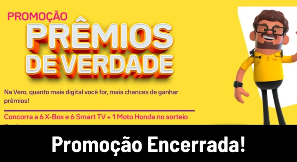 promoção premios de verdade vero internet