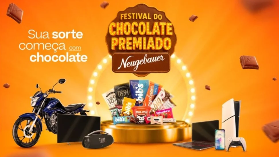 Promoção Festival do Chocolate Premiado Neugebauer